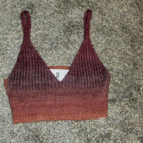 NEW without tags Collusion Bralette and cardigan Knit set - Picture 3 of 6